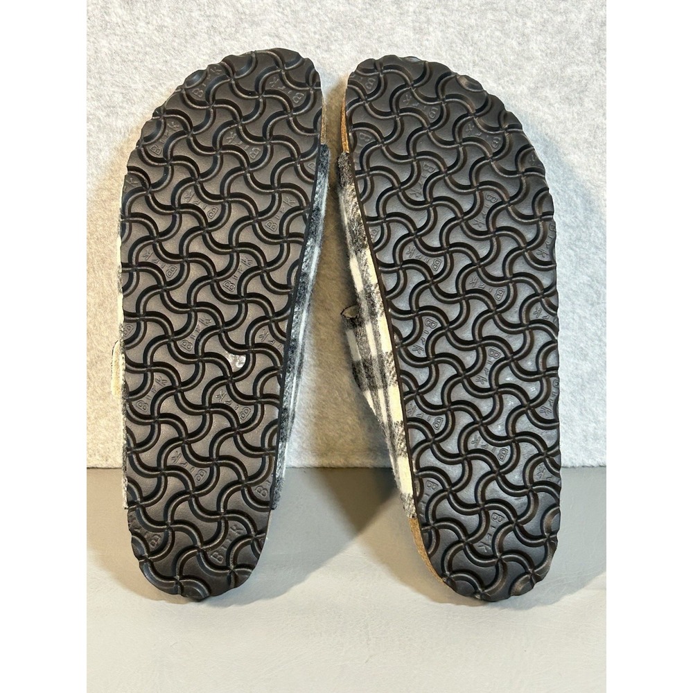 Birkenstock Womens Arizona Rivet Plaid Black/White Sandals US Ladies 11 Mens 9 N - Picture 9 of 9